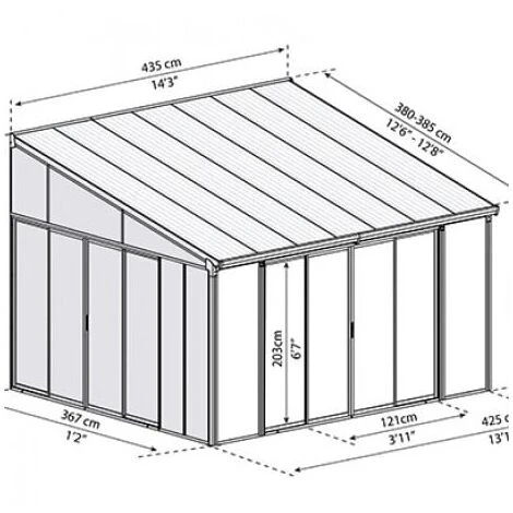 Véranda San Remo 15.60 M² Blanche 7 Véranda San Remo 15.60 M² Blanche – Image 5