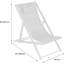 Chiliennes Bois - Creus - 2 Transats En Bois D'Eucalyptus Huilé Avec Coussin Repose-tête Blanc 11 Chiliennes Bois - Creus - 2 Transats En Bois D'Eucalyptus Huilé Avec Coussin Repose-tête Blanc -Promos Verde Rêverie Boutique 6219162 5