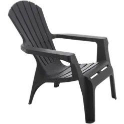 Fauteuil Adirondack En Résine Polypropylène Anthracite