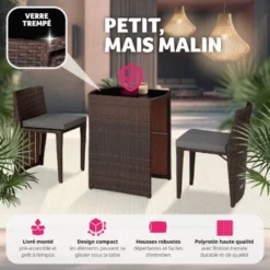 Salon De Jardin HAMBOURG 2 Places En Aluminium - Mobilier De Jardin, Meuble De Jardin, Ensemble Table Et Chaises De Jardin 10 Salon De Jardin HAMBOURG 2 Places En Aluminium - Mobilier De Jardin, Meuble De Jardin, Ensemble Table Et Chaises De Jardin -Promos Verde Rêverie Boutique 62479336 4