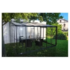 Serre En Verre Trempé 4 Mm JARDIN D'HIVER + Base - 11,5 M² -Promos Verde Rêverie Boutique 6332752 4