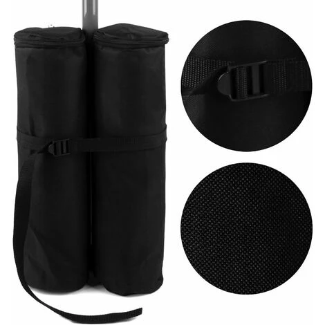 RHAFAYRE Sacs De Lestage Pour Tonnelle Et Pavillon 100% Polyester 4 X 2 Sacs à Remplir 60 Kg Max Jardin Tente De Réception 4 RHAFAYRE Sacs De Lestage Pour Tonnelle Et Pavillon 100% Polyester 4 X 2 Sacs à Remplir 60 Kg Max Jardin Tente De Réception – Image 2