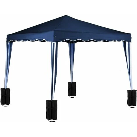 RHAFAYRE Sacs De Lestage Pour Tonnelle Et Pavillon 100% Polyester 4 X 2 Sacs à Remplir 60 Kg Max Jardin Tente De Réception 7 RHAFAYRE Sacs De Lestage Pour Tonnelle Et Pavillon 100% Polyester 4 X 2 Sacs à Remplir 60 Kg Max Jardin Tente De Réception – Image 5
