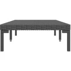 Table Basse De Jardin Gris Foncé Résine Tressée Demi-ronde VidaXL 10 Table Basse De Jardin Gris Foncé Résine Tressée Demi-ronde VidaXL -Promos Verde Rêverie Boutique 63954060 4