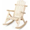 RELAX4LIFE Fauteuil à Bascule En Bois Massif Avec Siège Incurvé Et Pieds En Arc, Chaise à Bascule Avec Dossier Et Accoudoirs Confortables, Fauteuil Relax, Capacité Max 150 KG, Pour Jardin/Balcon 1 RELAX4LIFE Fauteuil à Bascule En Bois Massif Avec Siège Incurvé Et Pieds En Arc, Chaise à Bascule Avec Dossier Et Accoudoirs Confortables, Fauteuil Relax, Capacité Max 150 KG, Pour Jardin/Balcon -Promos Verde Rêverie Boutique 64129534 1