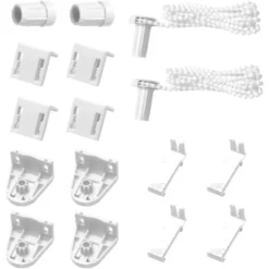 Lot De 2 Support De Store Enrouleur Fenetre 17 Mm Pieces De Rechange Kit De Fixations Pour Store Enrouleur Double Pour Store Enrouleur Occultant, Store Enrouleur Lateral, Store Enrouleur Double -Promos Verde Rêverie Boutique 64530296 2