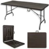 Table De Jardin Pliante 8 Personnes 180 Cm, Imitation Bois 1 Table De Jardin Pliante 8 Personnes 180 Cm, Imitation Bois -Promos Verde Rêverie Boutique 6462498 1
