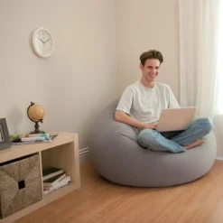 Pouf Gonflable Intex Texture Velours -Promos Verde Rêverie Boutique 6466807 2