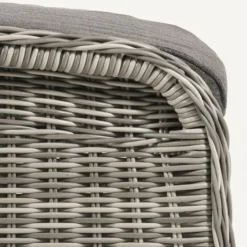 Repose-pieds Pour Extérieur, Dimensions : 53 X 59 X 46 Cm, Aluminium Et Rotin Synthétique Rond, Couleur Gris 10 Repose-pieds Pour Extérieur, Dimensions : 53 X 59 X 46 Cm, Aluminium Et Rotin Synthétique Rond, Couleur Gris -Promos Verde Rêverie Boutique 64877712 4