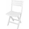 Chaise Pliante En Plastique Robuste - Blanc - 042980650