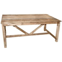 Table De Jardin En Bois Normand 6/8 Places