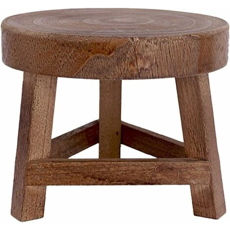 Mini Tabouret En Bois De 17,8 Cm, Support De Présentation, Colonne De Pot De Fleurs, Mini Tabouret Pour Plantes Grasses Ou Bonsaï Pour Décoration D'intérieur Ou D'extérieur 3 Mini Tabouret En Bois De 17,8 Cm, Support De Présentation, Colonne De Pot De Fleurs, Mini Tabouret Pour Plantes Grasses Ou Bonsaï Pour Décoration D'intérieur Ou D'extérieur