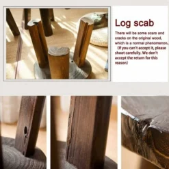 Mini Tabouret En Bois De 17,8 Cm, Support De Présentation, Colonne De Pot De Fleurs, Mini Tabouret Pour Plantes Grasses Ou Bonsaï Pour Décoration D'intérieur Ou D'extérieur 10 Mini Tabouret En Bois De 17,8 Cm, Support De Présentation, Colonne De Pot De Fleurs, Mini Tabouret Pour Plantes Grasses Ou Bonsaï Pour Décoration D'intérieur Ou D'extérieur -Promos Verde Rêverie Boutique 66976171 4