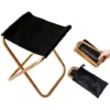 Golden Mini Chaise Pliante Portable Avec Sac, Tabouret Pliant Compact Ultraléger En Aluminium Avec Sac De Transport Pour Jardin, Plage, Pêche, Randonnée, Camping, Pique-Nique Voyage 2 Golden Mini Chaise Pliante Portable Avec Sac, Tabouret Pliant Compact Ultraléger En Aluminium Avec Sac De Transport Pour Jardin, Plage, Pêche, Randonnée, Camping, Pique-Nique Voyage -Promos Verde Rêverie Boutique 66976449 1