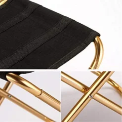 Golden Mini Chaise Pliante Portable Avec Sac, Tabouret Pliant Compact Ultraléger En Aluminium Avec Sac De Transport Pour Jardin, Plage, Pêche, Randonnée, Camping, Pique-Nique Voyage 9 Golden Mini Chaise Pliante Portable Avec Sac, Tabouret Pliant Compact Ultraléger En Aluminium Avec Sac De Transport Pour Jardin, Plage, Pêche, Randonnée, Camping, Pique-Nique Voyage -Promos Verde Rêverie Boutique 66976449 3
