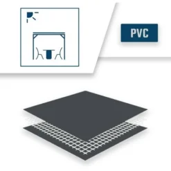 TECPLAST Toile Pergola Gris Anthracite 3x4 M 506PR - Qualité 5 Ans - Bâche Pergola Ou Tonnelle étanche En PVC Pour Terrasse 10 TECPLAST Toile Pergola Gris Anthracite 3x4 M 506PR - Qualité 5 Ans - Bâche Pergola Ou Tonnelle étanche En PVC Pour Terrasse -Promos Verde Rêverie Boutique 69287331 4