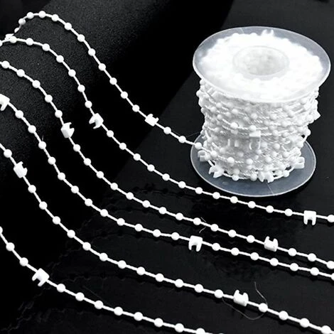 Chaîne De Store Vertical De 20 M - Accessoires De Store Vertical Et 5 Connecteurs De Cordon De Store - Chaîne De Fond De Store Vertical Pour Lattes De 89 Mm Ephé 7 Chaîne De Store Vertical De 20 M - Accessoires De Store Vertical Et 5 Connecteurs De Cordon De Store - Chaîne De Fond De Store Vertical Pour Lattes De 89 Mm Ephé – Image 5