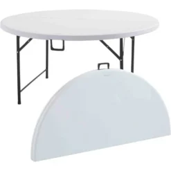 Table Pliante Ronde 8 Personnes REKKEM