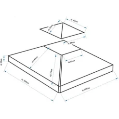 HOMCOM Toile De Rechange Pour Pavillon Tonnelle Tente 3 X 3 M Vert Foncé -Promos Verde Rêverie Boutique 723660 3