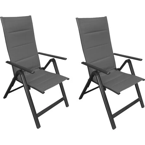 Chaise De Jardin Exterieur - Chaise De Camping - Pliante - 7 Positions - Noir - MaxxGarden 3 Chaise De Jardin Exterieur - Chaise De Camping - Pliante - 7 Positions - Noir - MaxxGarden