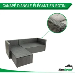 Canapé De Jardin 4 Places Avec Coussins, Table De Jardin, Mobilier De Jardin, MaxxGarden 9 Canapé De Jardin 4 Places Avec Coussins, Table De Jardin, Mobilier De Jardin, MaxxGarden -Promos Verde Rêverie Boutique 72492886 3