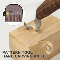 7 En 1 Ensemble De Couteaux Pour Le Travail Du Bois Sculpté à La Main Modèle Outil Bricolage Bois Sculpture Cuillère Couteau à Découper 11 7 En 1 Ensemble De Couteaux Pour Le Travail Du Bois Sculpté à La Main Modèle Outil Bricolage Bois Sculpture Cuillère Couteau à Découper -Promos Verde Rêverie Boutique 73033017 5