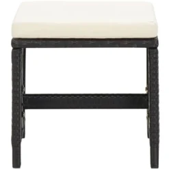 Lot De 4 Tabourets De Jardin | Chaises De Jardin Avec Coussins Résine Tressée Noir 14143 9 Lot De 4 Tabourets De Jardin | Chaises De Jardin Avec Coussins Résine Tressée Noir 14143 -Promos Verde Rêverie Boutique 73764880 3