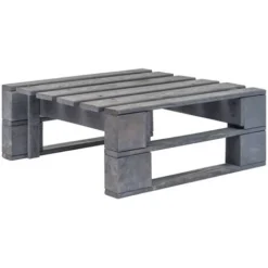 Repose-pied Palette De Jardin Bois Gris