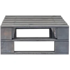 Repose-pied Palette De Jardin Bois Gris 9 Repose-pied Palette De Jardin Bois Gris -Promos Verde Rêverie Boutique 73771814 3