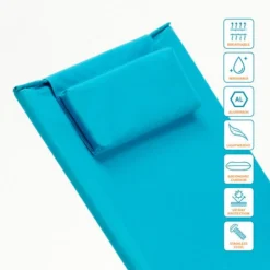 Chaise Longue De Plage Jardin Et Camping En Acier Avec Coussin Rodeo Lux 10 Chaise Longue De Plage Jardin Et Camping En Acier Avec Coussin Rodeo Lux -Promos Verde Rêverie Boutique 7377303 4