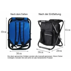 GP Sac à Dos De Siège Pliant Chaise De Camping Tabouret Sac à Dos Avec Sac De Pique-nique Isotherme, Sac Isotherme Tabouret De Pêche Portable Randonnée Sac à Dos Multifonctionnel Pour La Plage De Voyage 11 GP Sac à Dos De Siège Pliant Chaise De Camping Tabouret Sac à Dos Avec Sac De Pique-nique Isotherme, Sac Isotherme Tabouret De Pêche Portable Randonnée Sac à Dos Multifonctionnel Pour La Plage De Voyage -Promos Verde Rêverie Boutique 75563918 5