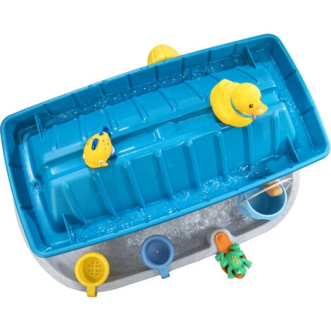 Step2 Rain Showers Splash Tub Table D'eau Avec 10 Accessoires Table De Jeu Enfant A Eau Table D'activité Pour Le Jardin En Gris & Marron 4 Step2 Rain Showers Splash Tub Table D'eau Avec 10 Accessoires Table De Jeu Enfant A Eau Table D'activité Pour Le Jardin En Gris & Marron – Image 2