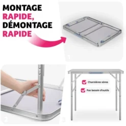 Table Pliante Valise - Table De Jardin Pliante, Table Pliable, Table Camping 11 Table Pliante Valise - Table De Jardin Pliante, Table Pliable, Table Camping -Promos Verde Rêverie Boutique 7643944 5