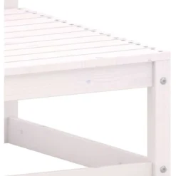Repose-pied De Jardin 70x70x30 Cm Blanc Bois De Pin Solide -Promos Verde Rêverie Boutique 76460615 4