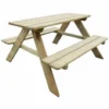 Nova Table De Pique-nique Pour Enfants 89 X 89-6 X 50-8 Cm En Bois De Pin -Promos Verde Rêverie Boutique 77392866 1