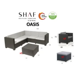 Oasis: Salon De Jardin En Angle 9 Places En Résine Injectée. Finition Résine Tressée 11 Oasis: Salon De Jardin En Angle 9 Places En Résine Injectée. Finition Résine Tressée -Promos Verde Rêverie Boutique 78542982 5