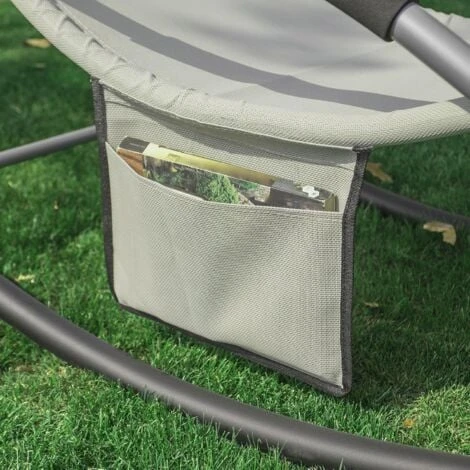 Lot De 2 Fauteuils à Bascule Transats De Jardin Avec Repose-pieds, Bains De Soleil Rocking Chair - Crème SoBuy® OGS28-MIx2 7 Lot De 2 Fauteuils à Bascule Transats De Jardin Avec Repose-pieds, Bains De Soleil Rocking Chair - Crème SoBuy® OGS28-MIx2 – Image 5