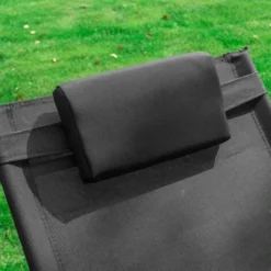 Lot De 2 Fauteuils à Bascule Transats De Jardin Avec Repose-pieds Et 1 Pochette Latérale, Bains De Soleil Rocking Chair - Noir SoBuy® OGS28-Schx2 11 Lot De 2 Fauteuils à Bascule Transats De Jardin Avec Repose-pieds Et 1 Pochette Latérale, Bains De Soleil Rocking Chair - Noir SoBuy® OGS28-Schx2 -Promos Verde Rêverie Boutique 7927902 5