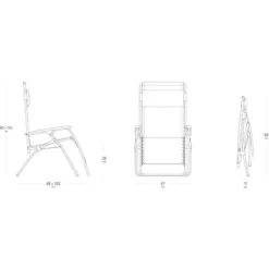 Fauteuil Relax De Jardin Pliable LAFUMA MOBILIER, RT2 -Promos Verde Rêverie Boutique 79477890 3