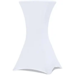 Lot De 4 Tables Hautes Pliantes 105 CM Et 4 Housses Blanches 10 Lot De 4 Tables Hautes Pliantes 105 CM Et 4 Housses Blanches -Promos Verde Rêverie Boutique 80548408 4