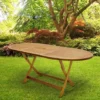 Casaria Table De Jardin Boston Pliable Support De Parasol Bois D'acacia Pré-huilé Résistant Aux Intempéries Robuste Extérieur 1 Casaria Table De Jardin Boston Pliable Support De Parasol Bois D'acacia Pré-huilé Résistant Aux Intempéries Robuste Extérieur -Promos Verde Rêverie Boutique 81191120 1