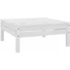 Repose-pied De Jardin Blanc Bois De Pin Solide Balcon 3448 -Promos Verde Rêverie Boutique 82086824 1