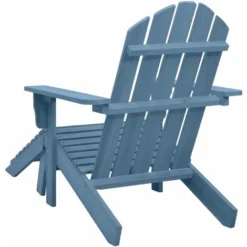 Fauteuil De Jardin Moderne - Chaise De Jardin Adirondack Avec Pouf Bois De Sapin Solide Bleu,70 X 147,5 X 88,5 Cm 10 Fauteuil De Jardin Moderne - Chaise De Jardin Adirondack Avec Pouf Bois De Sapin Solide Bleu,70 X 147,5 X 88,5 Cm -Promos Verde Rêverie Boutique 82089553 4