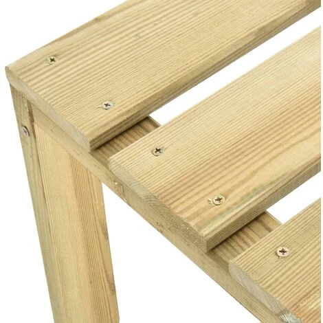 Lot De 4 Tabourets De Bar De Jardin Moderne Bois De Pin Imprégné,40 X 36 X 75 Cm 7 Lot De 4 Tabourets De Bar De Jardin Moderne Bois De Pin Imprégné,40 X 36 X 75 Cm – Image 5