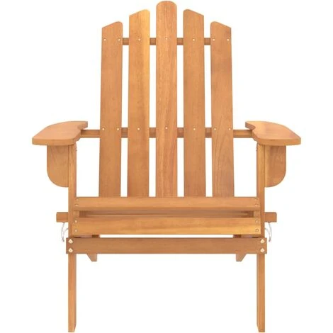 Lot De 2 Chaises Adirondack De Jardin Moderne Bois Massif D'acacia,75 X 84 X 90 Cm 6 Lot De 2 Chaises Adirondack De Jardin Moderne Bois Massif D'acacia,75 X 84 X 90 Cm – Image 4