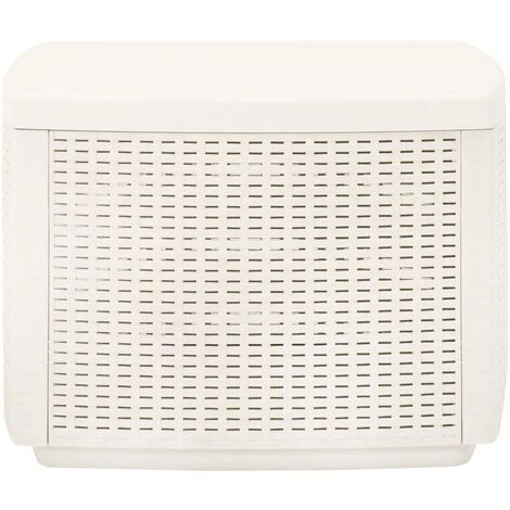 Table D'extérieur,patio - Moderne Table De Jardin Blanc 53x53x40 Cm Plastique FR3313 5 Table D'extérieur,patio - Moderne Table De Jardin Blanc 53x53x40 Cm Plastique FR3313 – Image 3