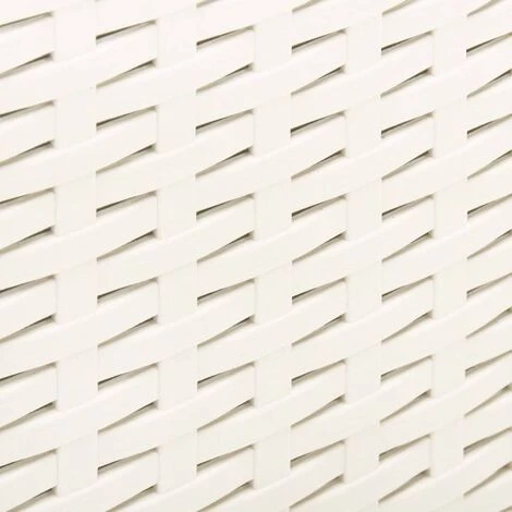 Table D'extérieur,patio - Moderne Table De Jardin Blanc 53x53x40 Cm Plastique FR3313 7 Table D'extérieur,patio - Moderne Table De Jardin Blanc 53x53x40 Cm Plastique FR3313 – Image 5