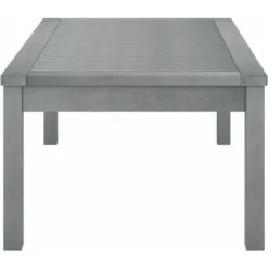 Table D'extérieur,patio - Moderne Table Basse 100x50x33 Cm Gris Bois D'acacia Solide FR7245 9 Table D'extérieur,patio - Moderne Table Basse 100x50x33 Cm Gris Bois D'acacia Solide FR7245 -Promos Verde Rêverie Boutique 82100038 3