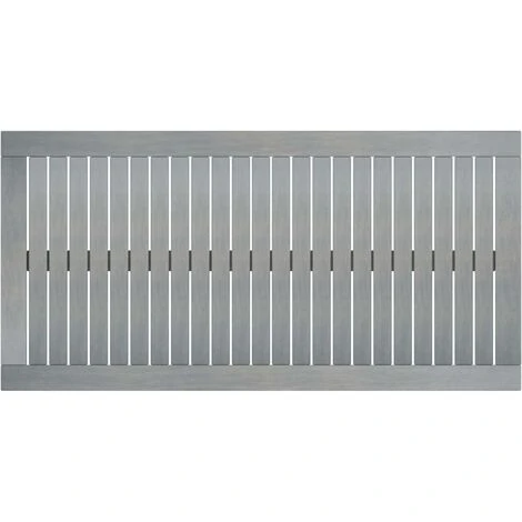 Table D'extérieur,patio - Moderne Table Basse 100x50x33 Cm Gris Bois D'acacia Solide FR7245 6 Table D'extérieur,patio - Moderne Table Basse 100x50x33 Cm Gris Bois D'acacia Solide FR7245 – Image 4