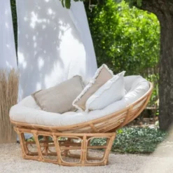Canape Papasan En Rotin Avec Coussin 172x109xh100cm Canape En Rotin - Le Rotin 9 Canape Papasan En Rotin Avec Coussin 172x109xh100cm Canape En Rotin - Le Rotin -Promos Verde Rêverie Boutique 82131293 3